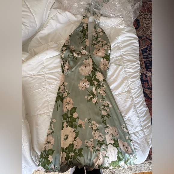 Reformation Veria Silk Dress - Picture 2 of 9